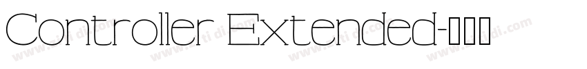 Controller Extended字体转换